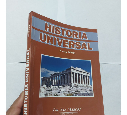 Libro Historia Universal Pre San Marcos  Fondo Editorial 