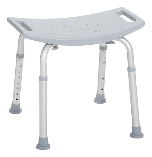 Drive Medical Bath Bench Without Back, Grey