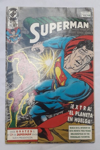 Historieta Comic * Superman * Nº 225 Editorial Vid Antigua