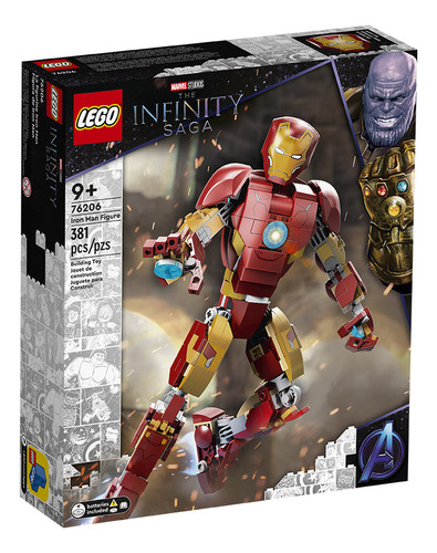 Lego - Figura De Iron Man - 76206