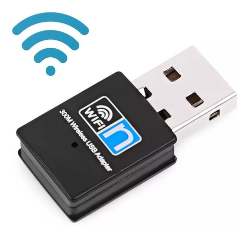 Adaptador Wifi Usb Pc 300 Mb Receptor Nano Realtek 2.4 Ghz