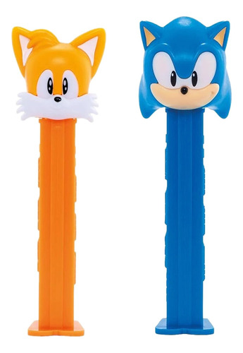 Pez Sonic Candy Dispenenser Set Sonic The Hedgehog Y Tails T