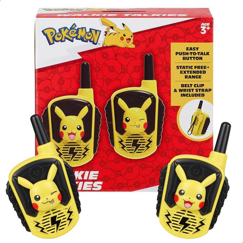 Radios Walkie Talkies Pokemon Pikachu Pk-207 Amarillo