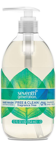 Jabon De Manos Seventh Generation, Libre Y Limpio, Sin Perf