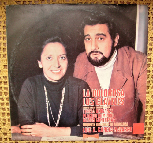 Placido Domingo - La Dolorosa / Los Claveles - Lp De Vinilo