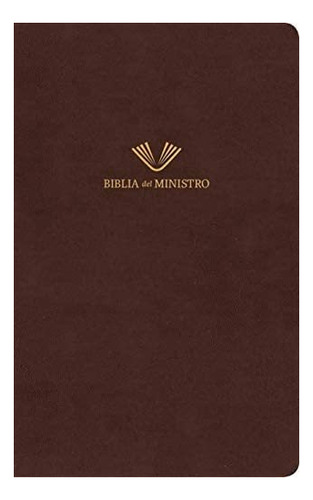 Libro: Biblia Reina Valera 1960 Del Ministro. Piel Fabricada