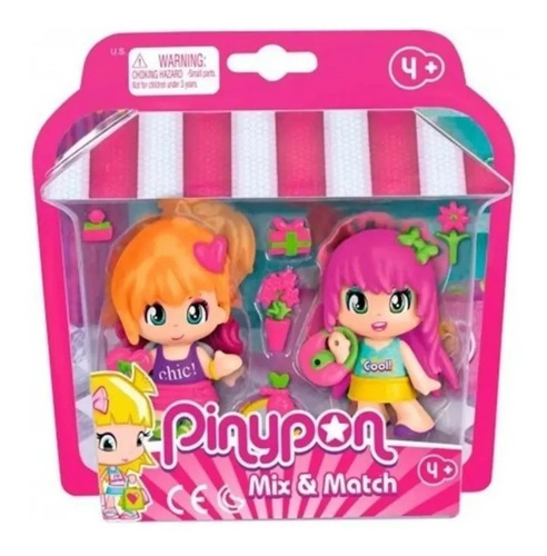 Pinypon Amigas De Shopping Set 2 Figuras Con Accesorios