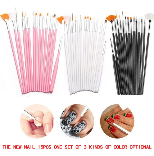 Pincel Acrílico De Gel Para Uñas, 31 Unidades, Juego Uv, Bol