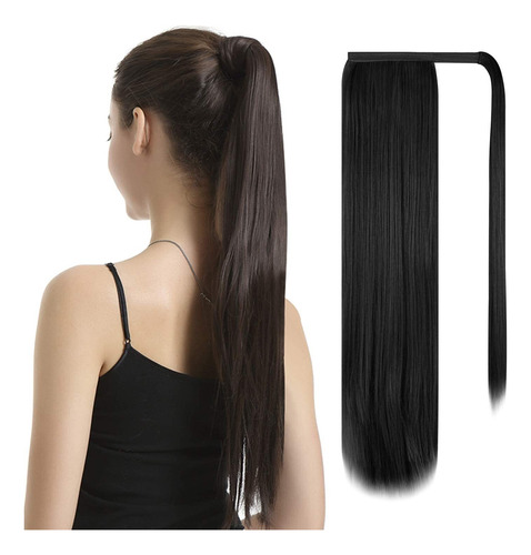 Extensiones De Cola De Caballo Postiza Natural 60cm