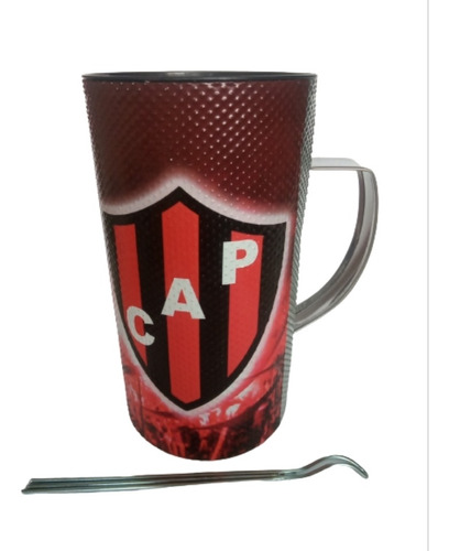 Vaso Guiro Ploteado Con Peineta Club Atletico Patronato