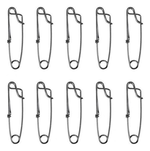 2 X 10pcs / Set Clip Clips De Línea Larga De Material Acero