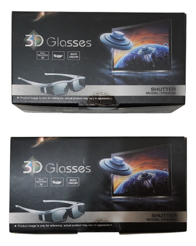 Lentes 3d Usb Shutter X2 Unidades