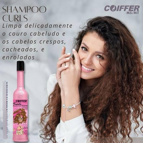 Shampoo Curls Coiffer - Resistência E Força Em 300ml