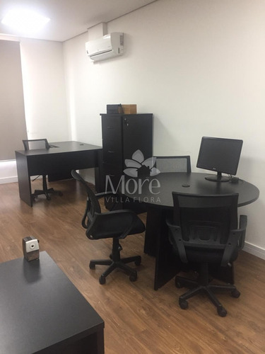 Imagem 6 de 7 de Venda De Sala Comercial Em Office Sumaré Sp Com Planejado, Móveis, 2 Ares Condicionados, Excelente Localização, E 1 Vaga De Garagem. - Sa00017 - 69015613