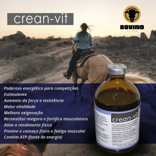 Creatina + Hemo 15 Ganho De Massa Revigorante Cavalos 100ml