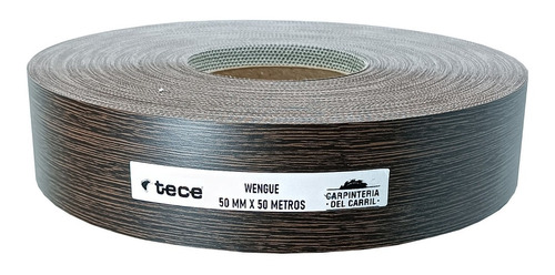 Tapacanto Melamina Wengue 50 Mm X 50 Mts Preencolado Premier