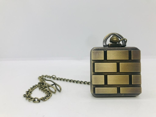 Relógio De Bolso Super Mario Bros - Pronta Entrega
