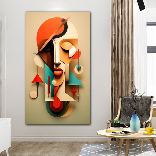 Cuadro Canvas Picasso Abstracto Minimalista 60x40 Arte23