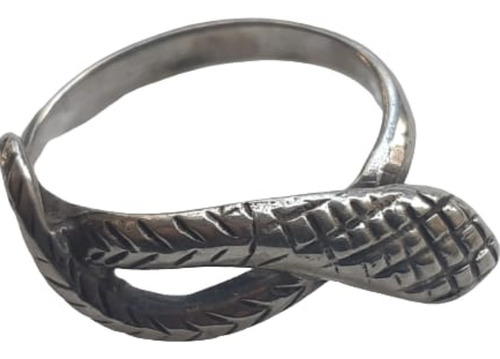 Anillo Serpiente Plata 925 De 17 Mm De Diámetro 