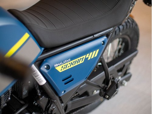 Imagen 17 de 25 de Royal Enfield Scram 411 Himalayan Skyline Blue Entrega Ya