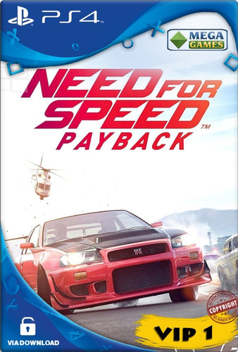 Need For Speed Payback Ps4 Cod 1 Psn Envio Imediato !!!