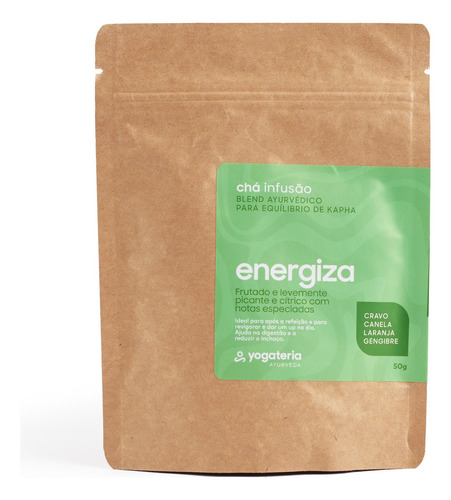 Yogateria Chá P/ Aliviar Inflamacao Acalmar Blend Kapha 50g