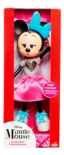 Minnie Mouse Disney Mickey Moda Brillante /schwarztoyz