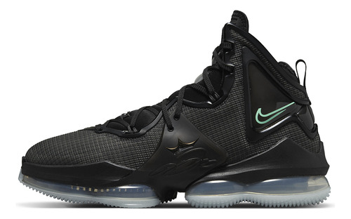 Zapatillas Nike Lebron 19 Black Aqua Urbano Dc9340-003   