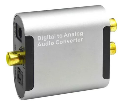 Convertidor De Audio Digital A Análogo Con Cable Optico