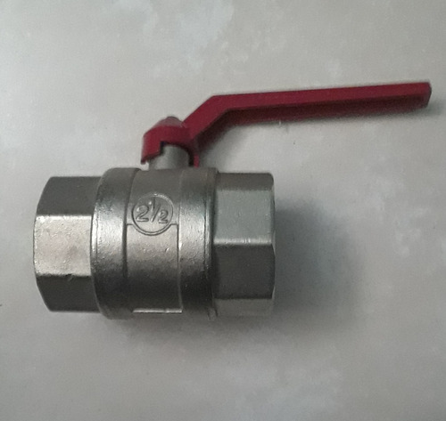 Llave De Paso De 2 1/2  Fp. Cromada