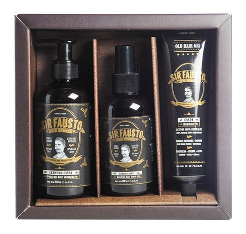 Imagen 2 de 8 de Sir Fausto Kit Anti Caspa Pelo Shampoo + Tonico + Gel