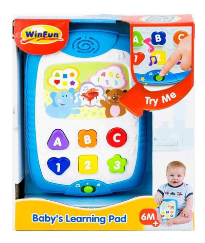 Brinquedo Infantil Tablet Divertido Winfun 0732