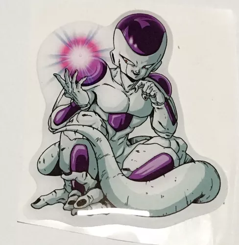 Adesivo Desenho Dragon Ball Z Freeza Primeira Forma Resinado