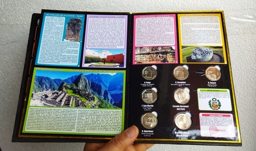 Libro De Colección Con 47 Monedas Nuevas De Las 3 Series.