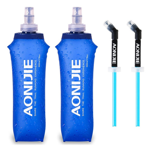 Triwonder Botellas De Agua Plegables Botellas Blandas De Tpu