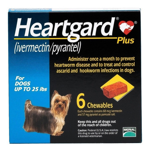 Imagen 1 de 1 de Desparasitante Frontline Heartgad Plus Merial Perro Hasta 11kg