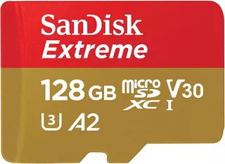Memoria Micro Sdcx Sandisk Extreme 128 Gb Uhs-i 190mbs A2