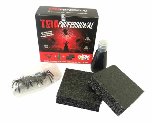 Imagem 3 de 5 de Teia De Aranha Profissional Decoração Profissional Halloween