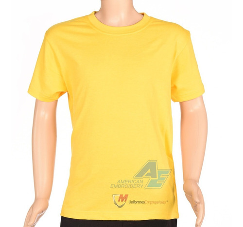 Camiseta Amarilla Remera Ae Tshirt Manga Corta Niño 