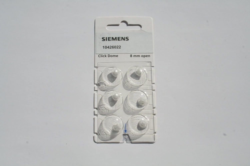 Siemens - Cúpula Para Audífonos (0.315 In, Abierta, Para Rec