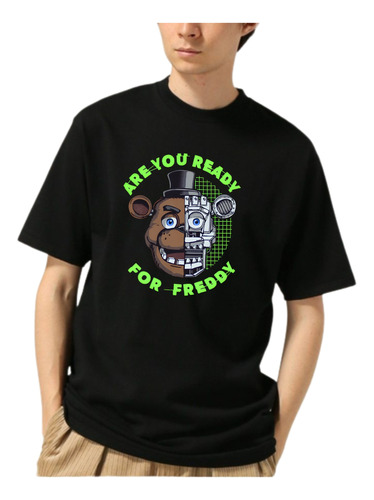 Polo Estampado Five Nights At Freddy's - Diseño Único