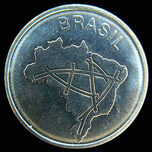 Brasil, 10 Cruzeiros, 1985. Sin Circular