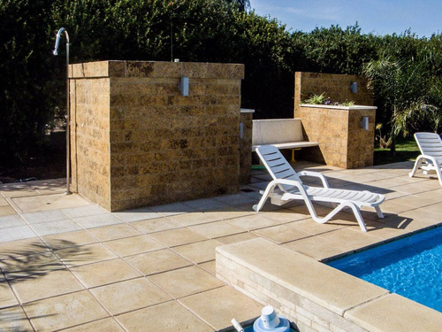 Imagen 3 de 7 de Travertino Turco Sin Taponar 40.6xll Marmeta- Forma Y Diseño