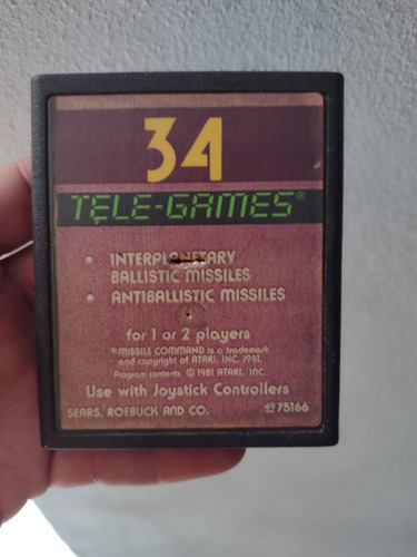 34 Tele Games Atari 2600 (Usado)