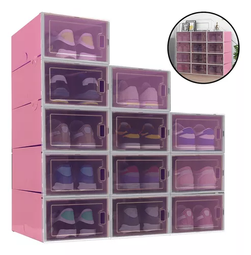 Cajas de Zapatos Apilables zapatera SelectShop Signature SelectShop  Signature HG52C color rosa