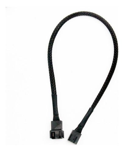 Cable Extensor Negro 4 Pines Pwm Para Ventilador Cpu 30cm