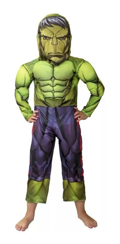 Hulk Disfraz Musculos Marvel New Toys Original Educando