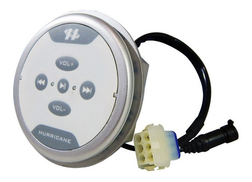 Imagem 3 de 6 de Controle Bluetooth Amplificador Hurricane Marine Som Náutico