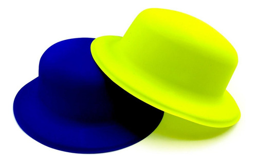 Gorro Bombín Fluo X 72 Unidades Fiestas Cotillón Neón