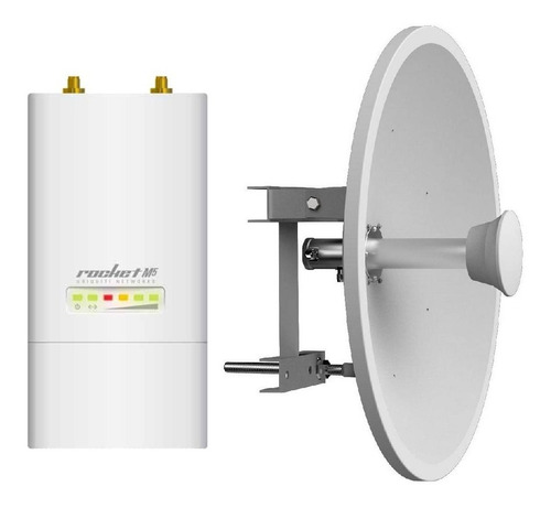 Kit Radio Base Rocket M5 + Antena Dish 30dbi Wis-and5830